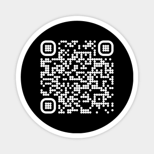 RICK ROLL QR SCAN PRANK Magnet